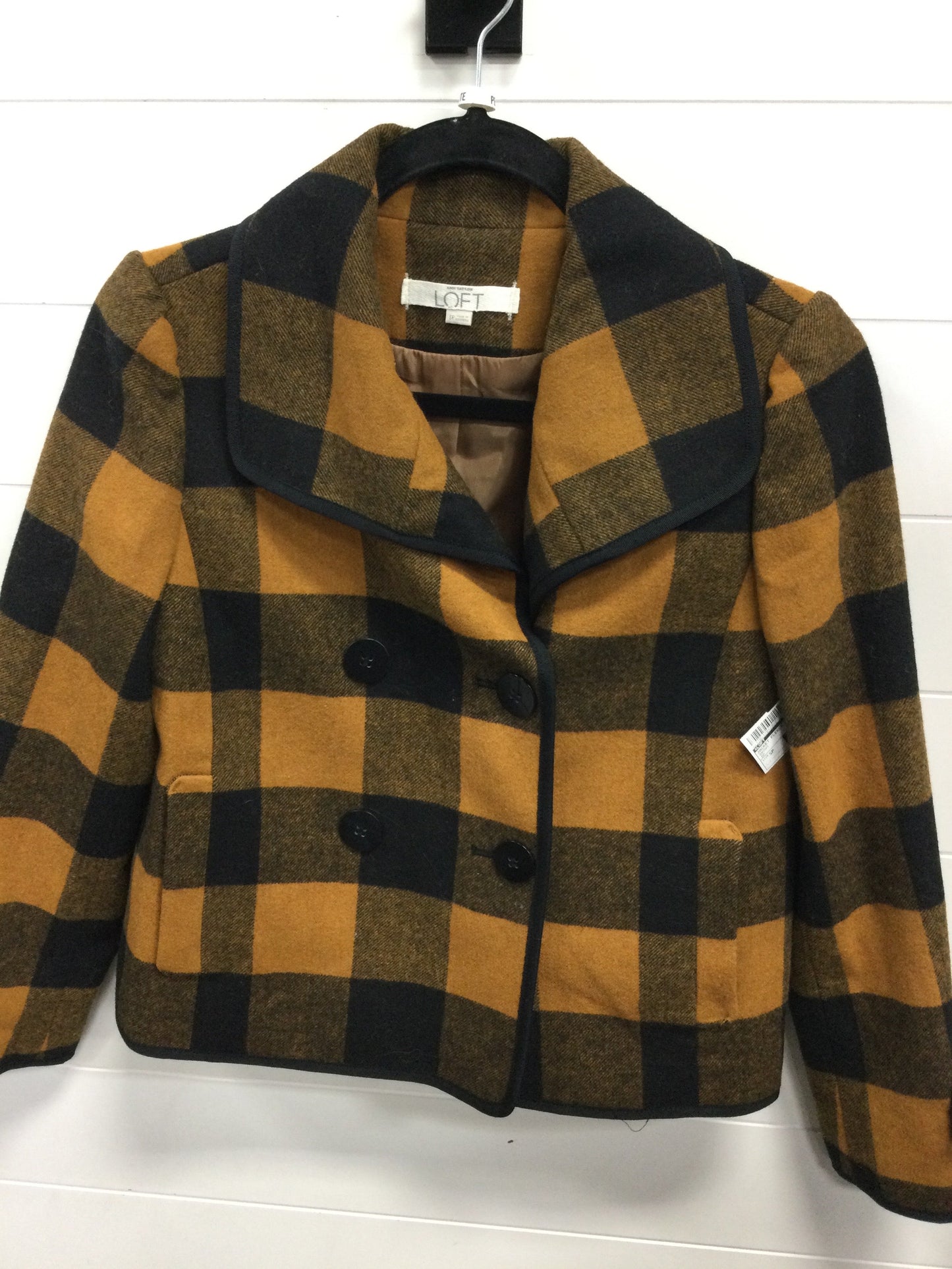 Jacket Fleece By Loft In Brown, Size:Sp