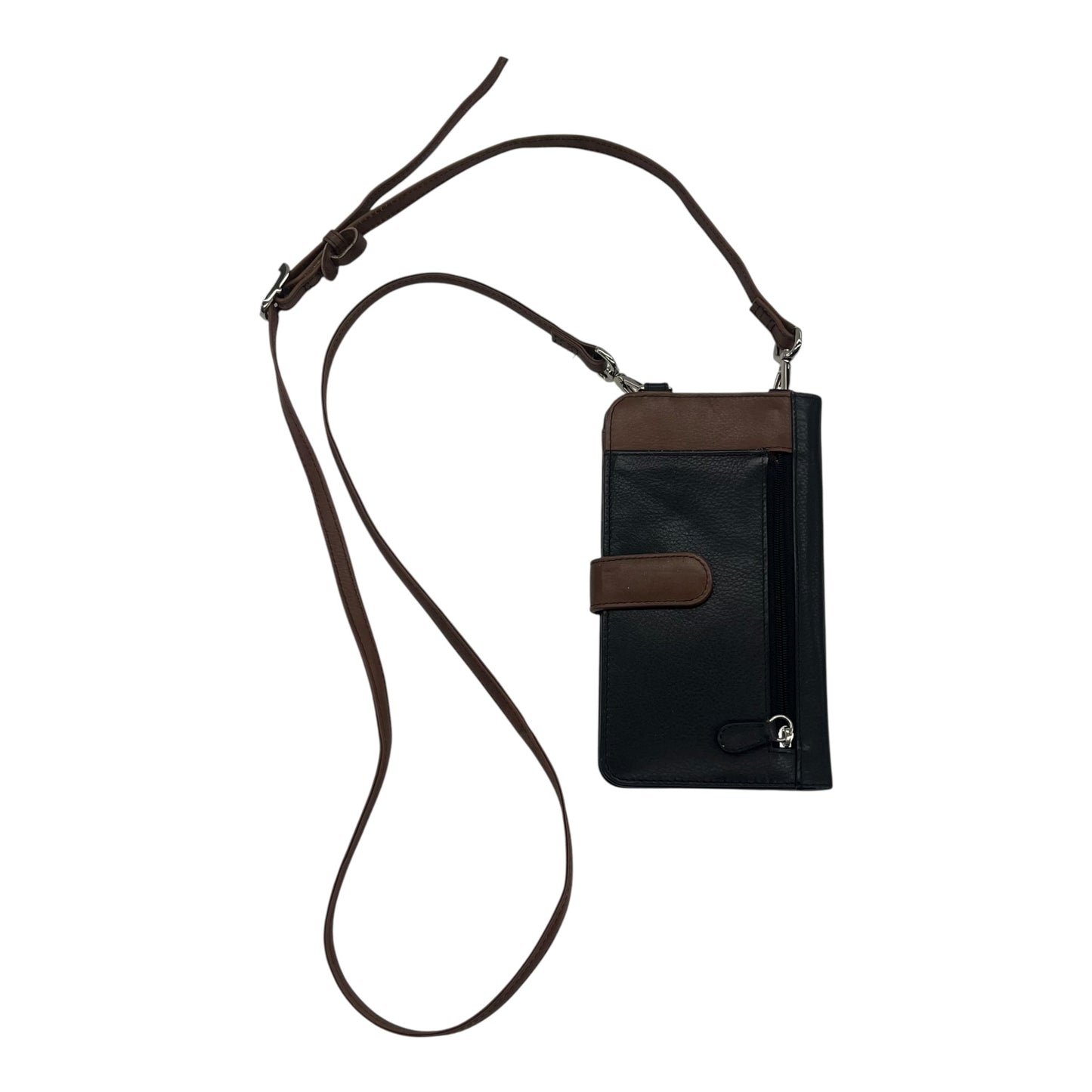 Crossbody Leather By Clothes Mentor In Brown, Size:Small