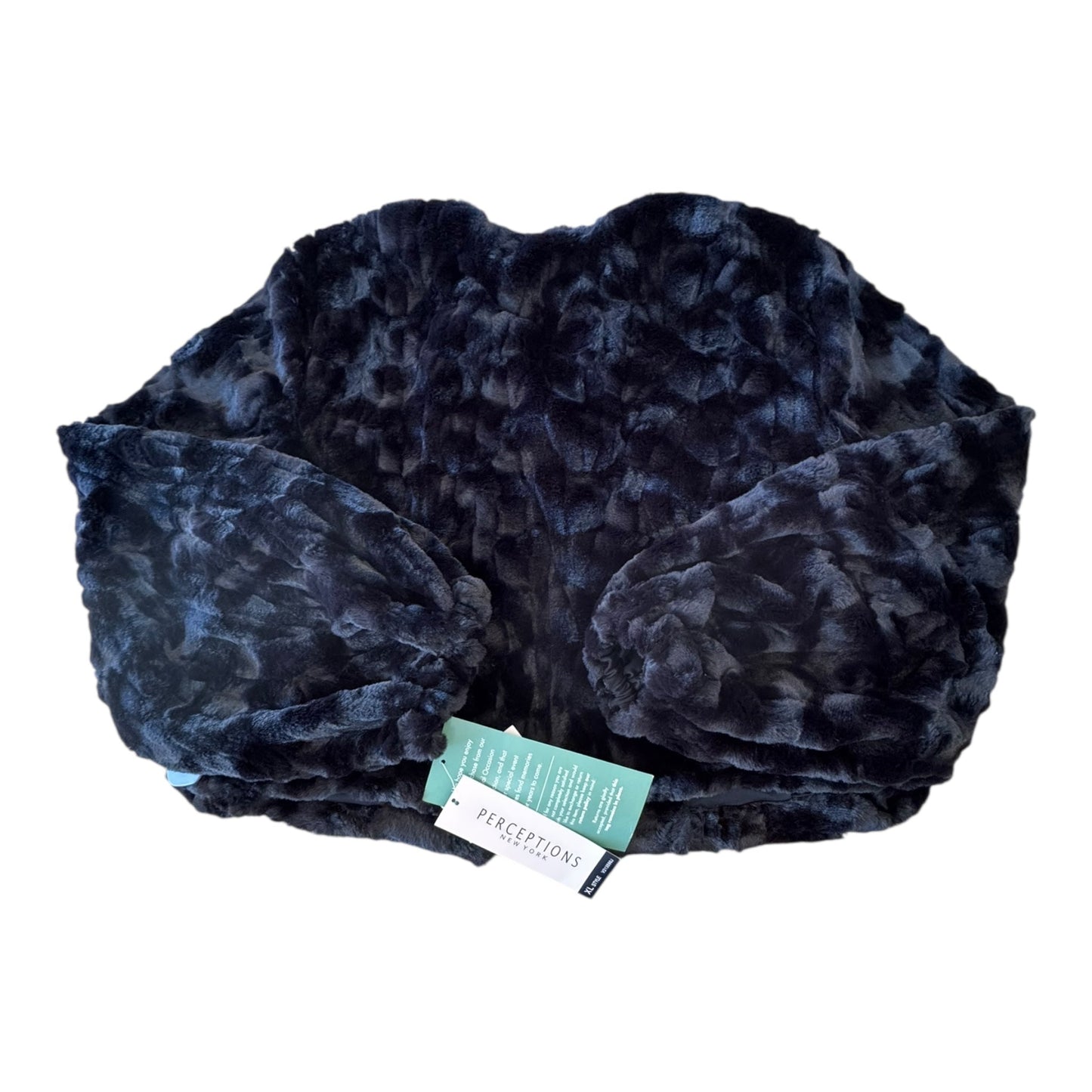 Sweater Cardigan By Perceptions In Black, Size:Xl