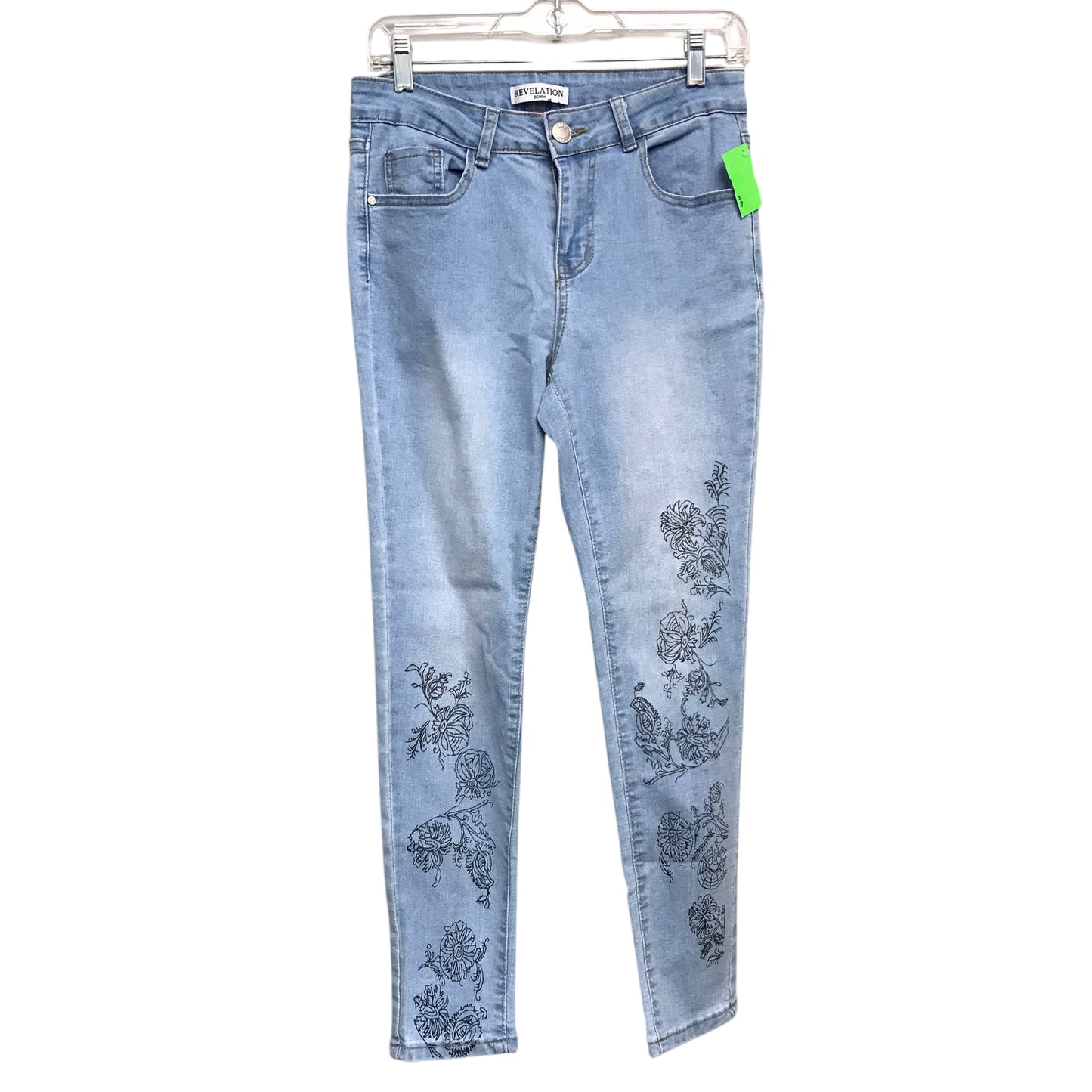 Jeans Skinny By Revelation In Blue Denim, Size:6