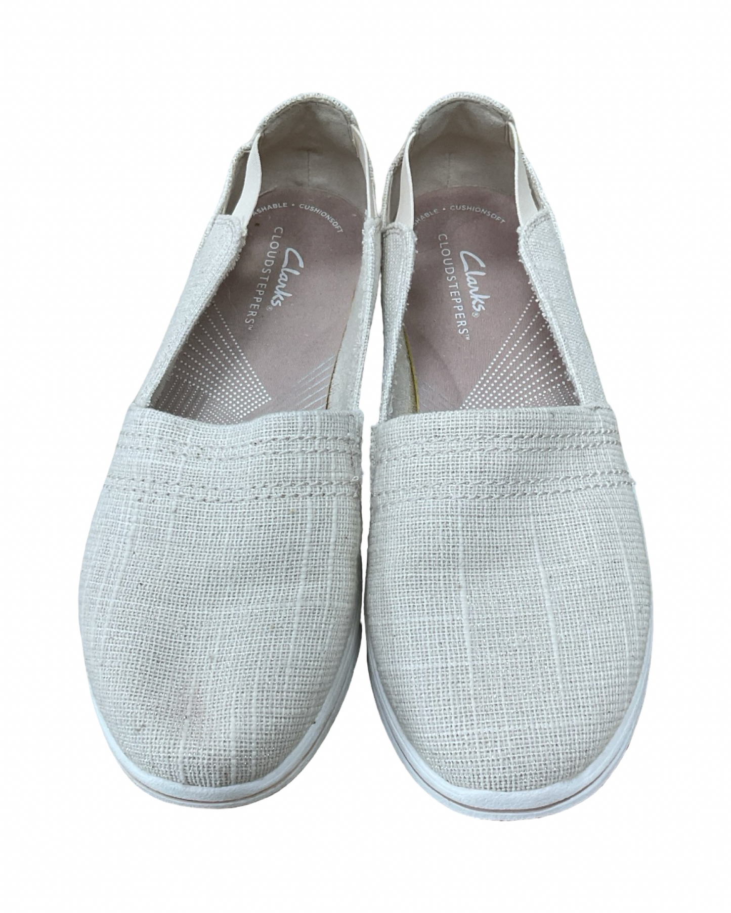 Shoes Flats By Clarks In Tan, Size:6.5