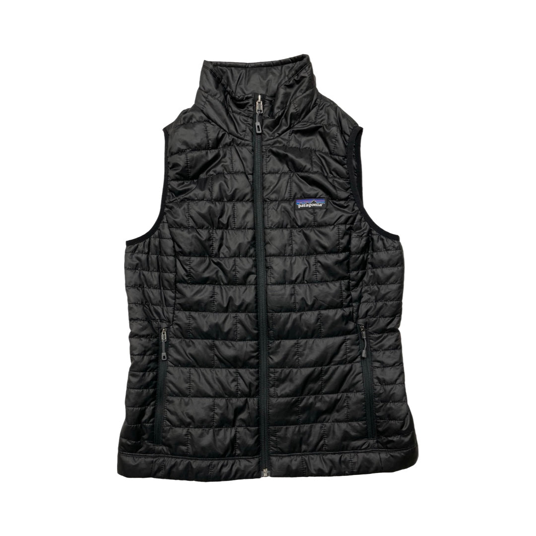 Vest Puffer & Quilted By Patagonia In Black, Size:S