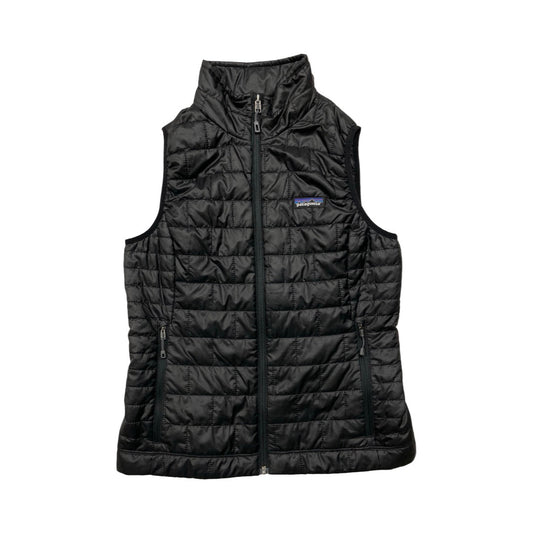 Vest Puffer & Quilted By Patagonia In Black, Size:S