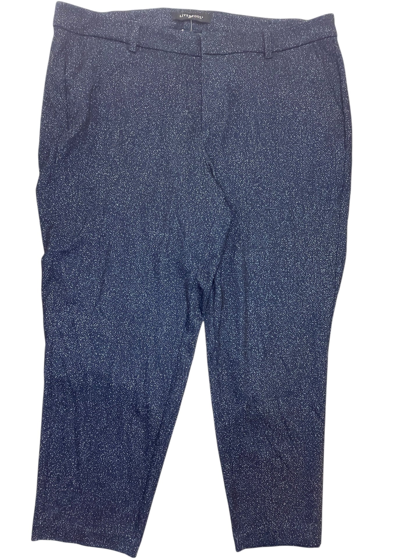 Pants Dress By Liverpool In Navy, Size:2X