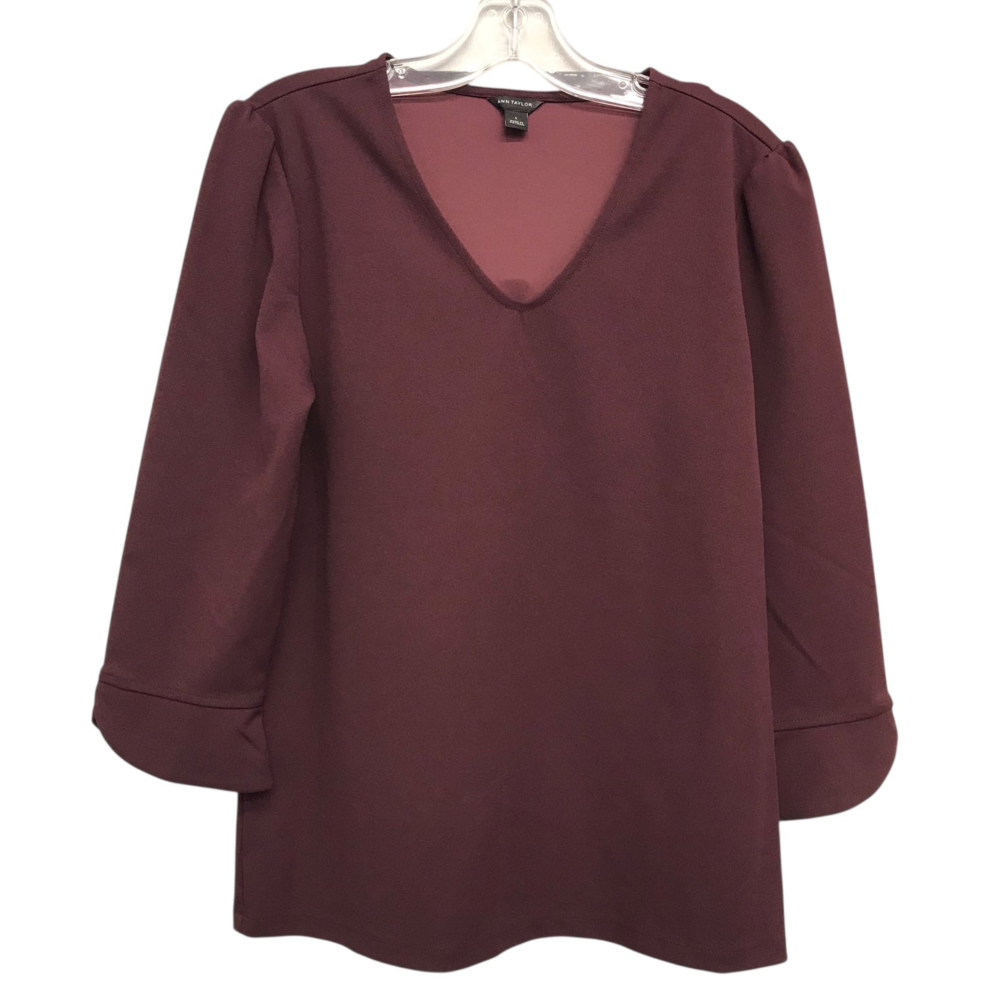 Top Ls By Ann Taylor In Purple, Size:S