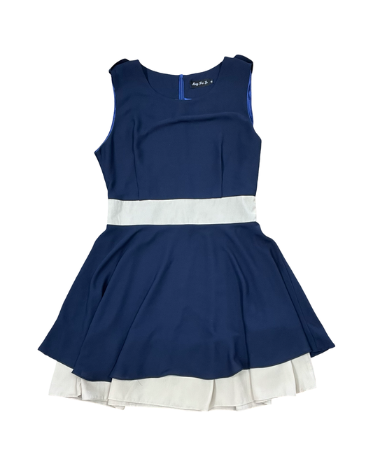 Dress Casual Short By Clothes Mentor In Blue, Size:M