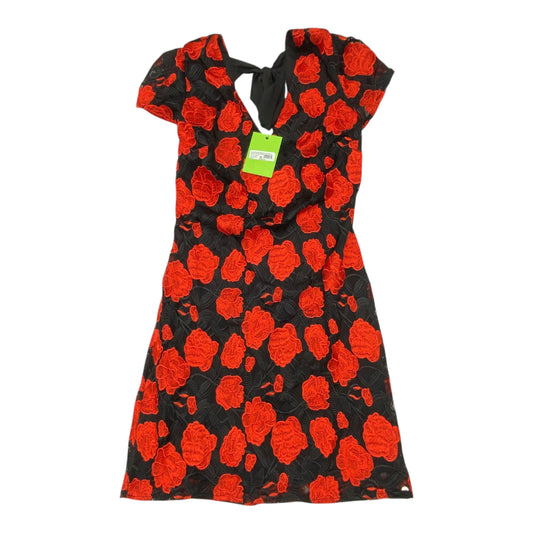 Dress Party Short By Sam Edelman In Black & Red, Size:2