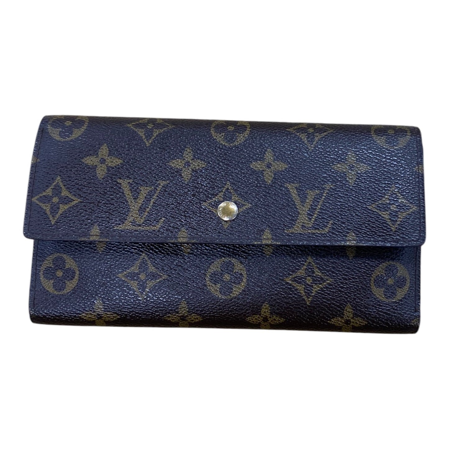 Wallet Luxury Designer By Louis Vuitton In Brown, Size:Medium