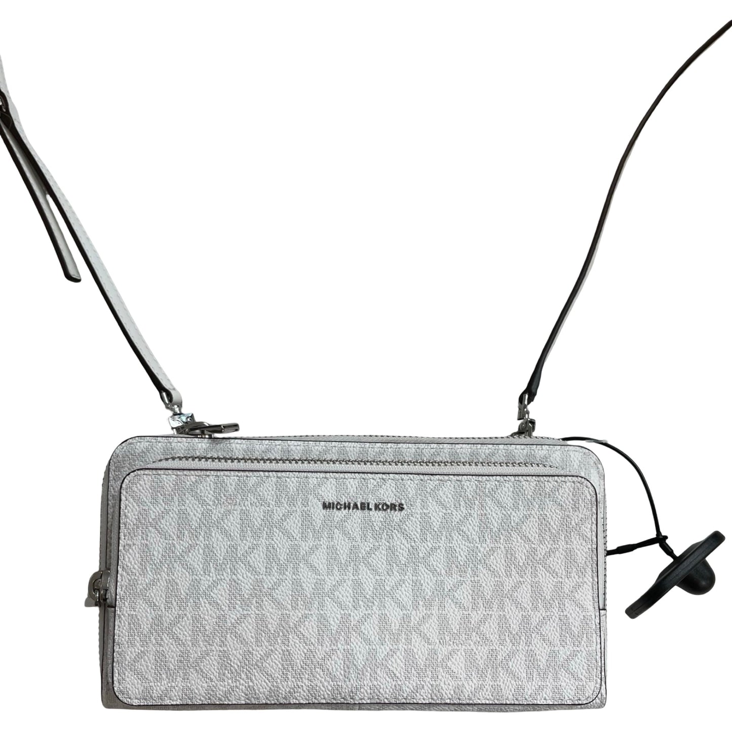 Handbag Designer By Michael Kors In White, Size:Small