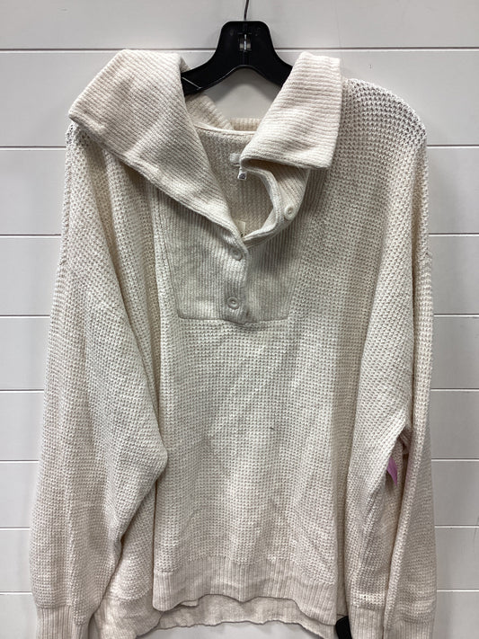 Sweater By Aerie In Cream, Size:Xxl