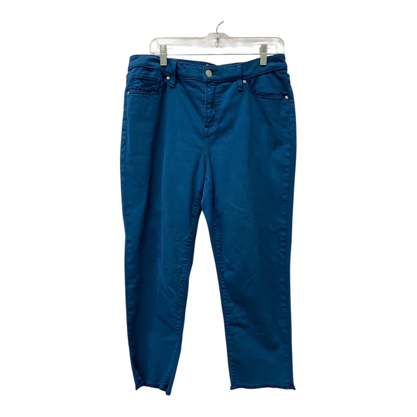 Jeans Cropped By Chicos In Teal, Size:10