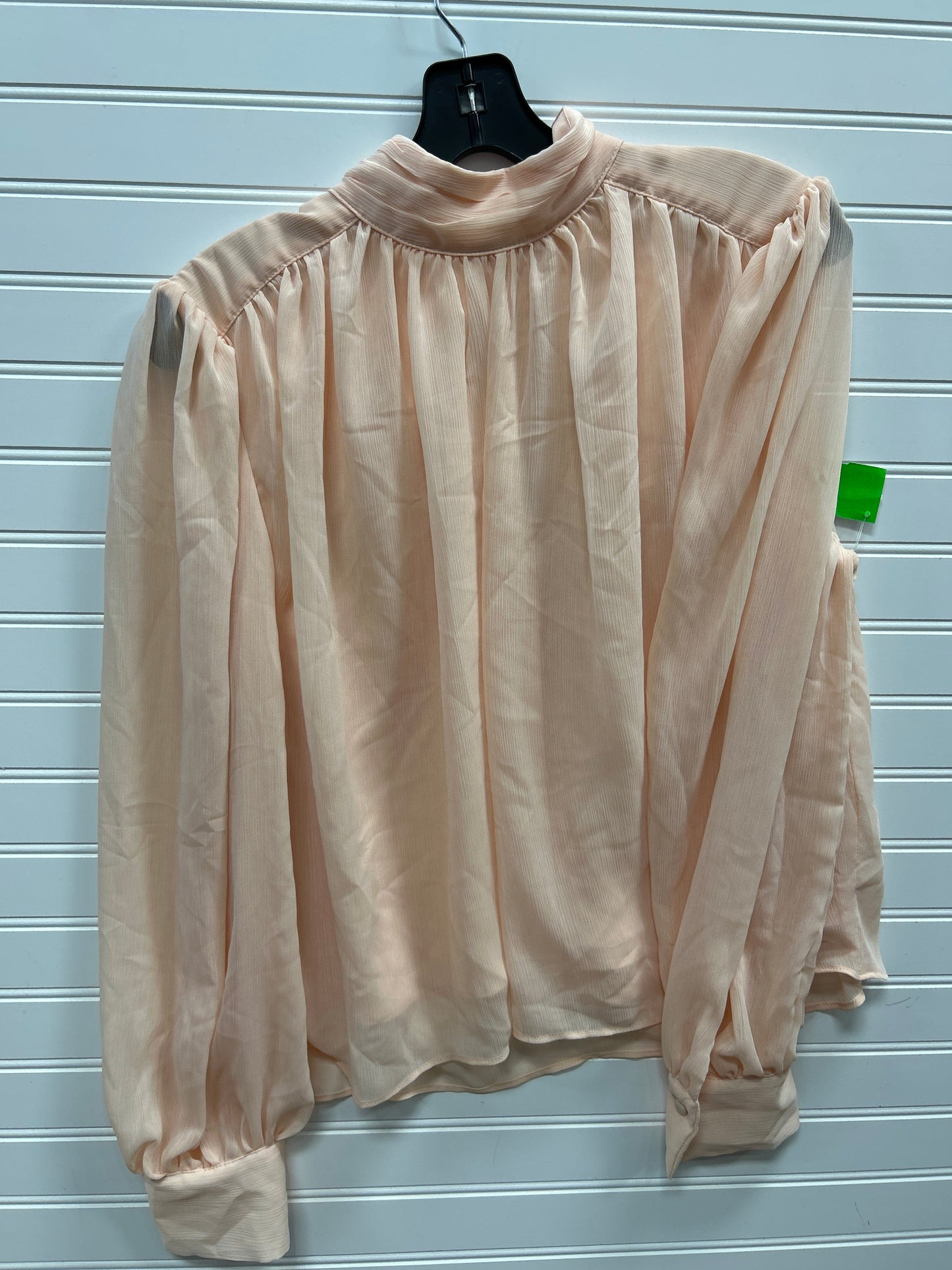 Blouse Ls By Future Collective In Pink, Size:M