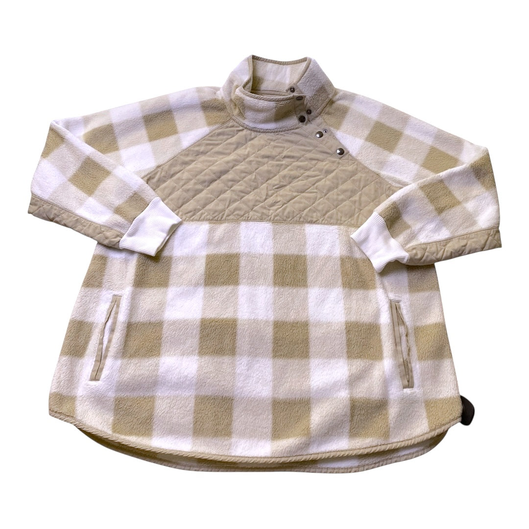 Jacket Fleece By Abercrombie And Fitch In Checkered Pattern, Size:Xl
