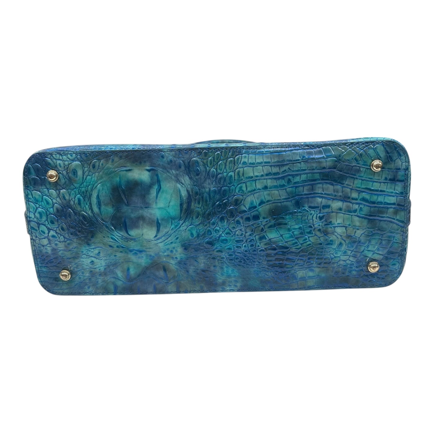 Handbag Designer By Brahmin In Teal, Size:Medium