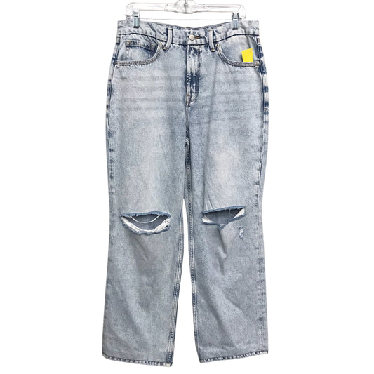 Jeans Wide Leg By Good American In Blue Denim, Size:8