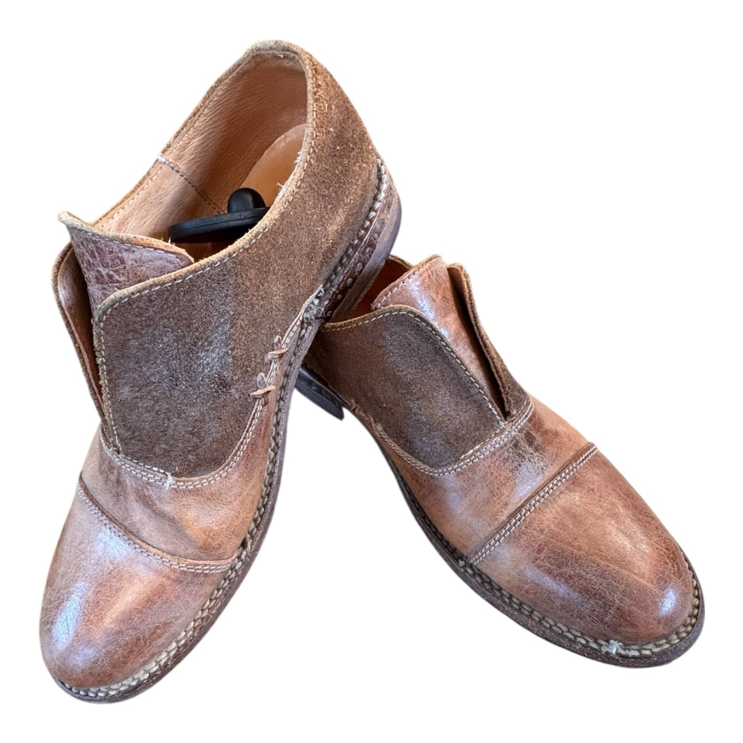 Shoes Flats By Bed Stu In Tan, Size:7