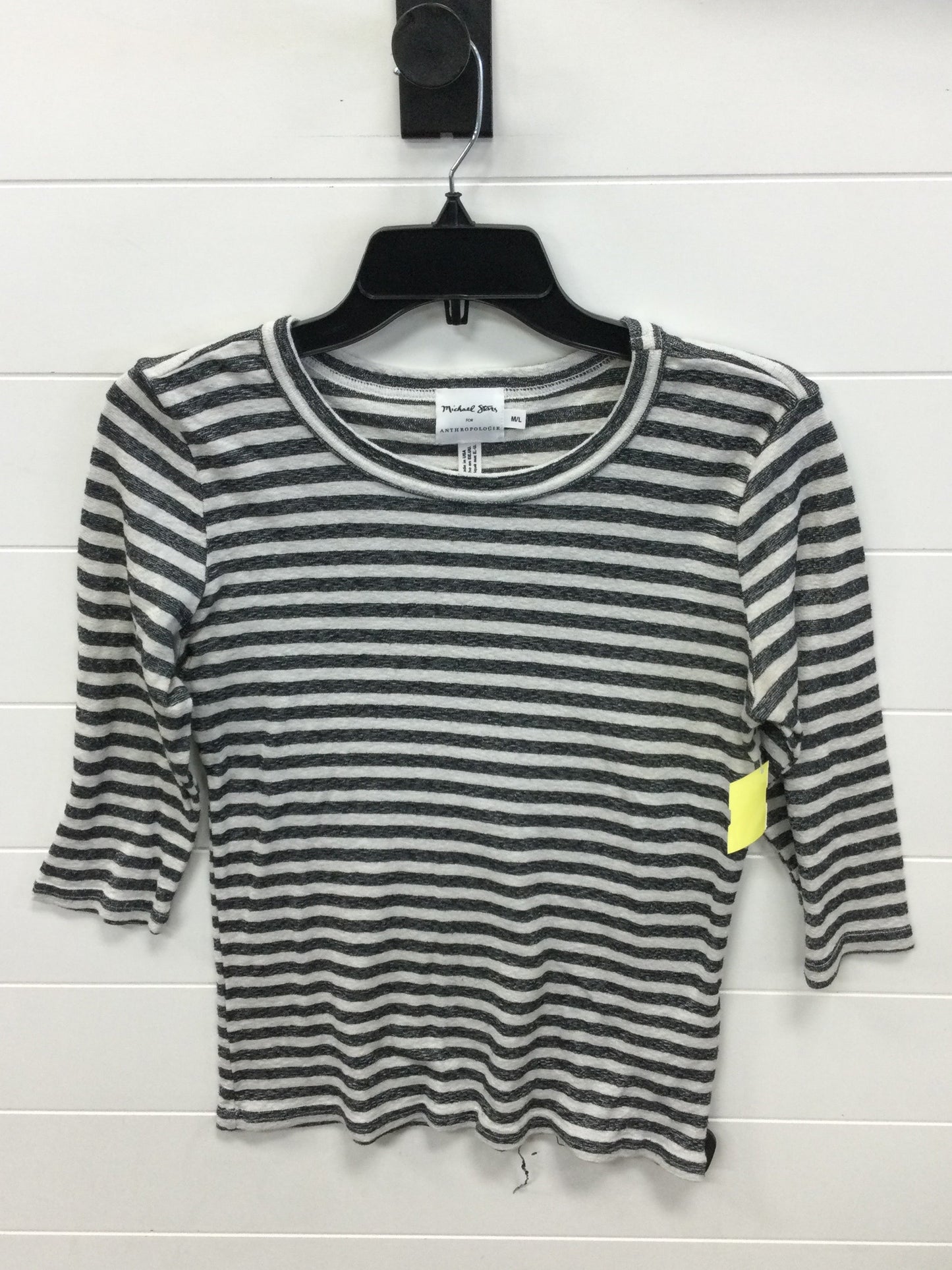 Top Ls By Anthropologie In Black & Cream, Size:M