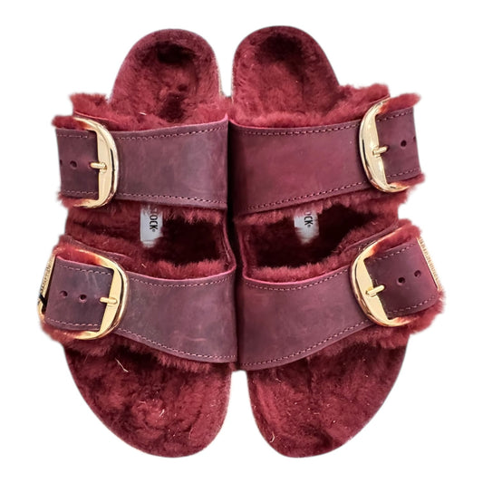 Sandals Designer By Birkenstock In Red, Size:7