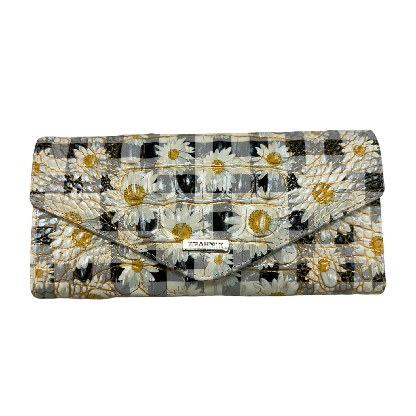 Handbag Designer By Brahmin In Floral Print, Size:Large