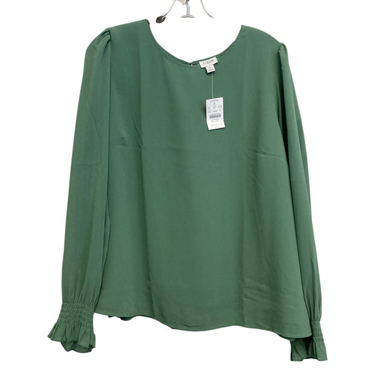 Top Ls By J. Crew In Green, Size:Xl