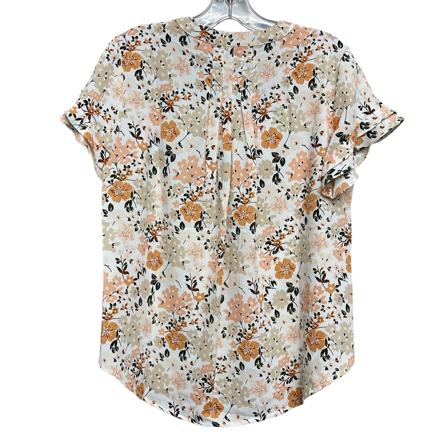 Top Sleeveless By 41 Hawthorn In Orange & White, Size:Xsp