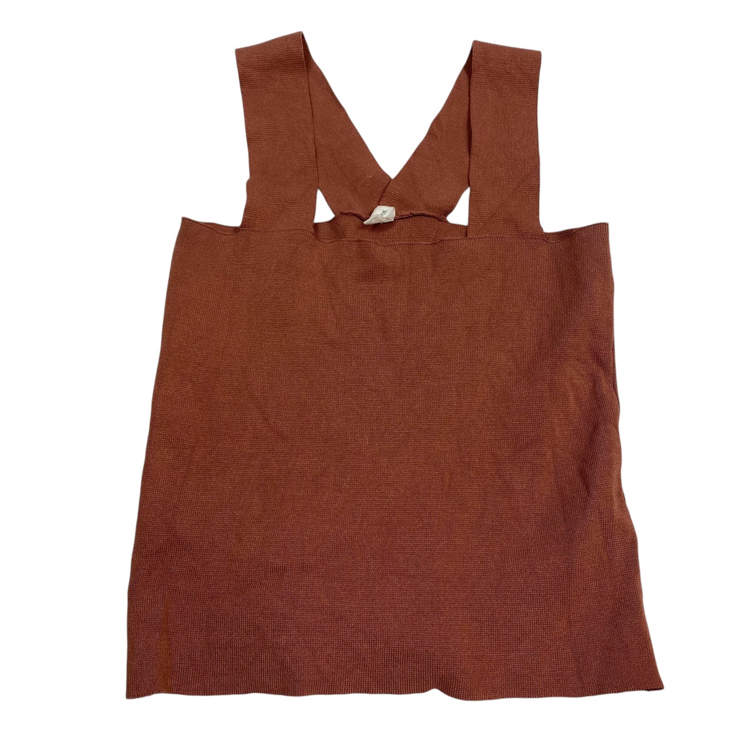 Top Sleeveless By Wishlist In Brown, Size:M