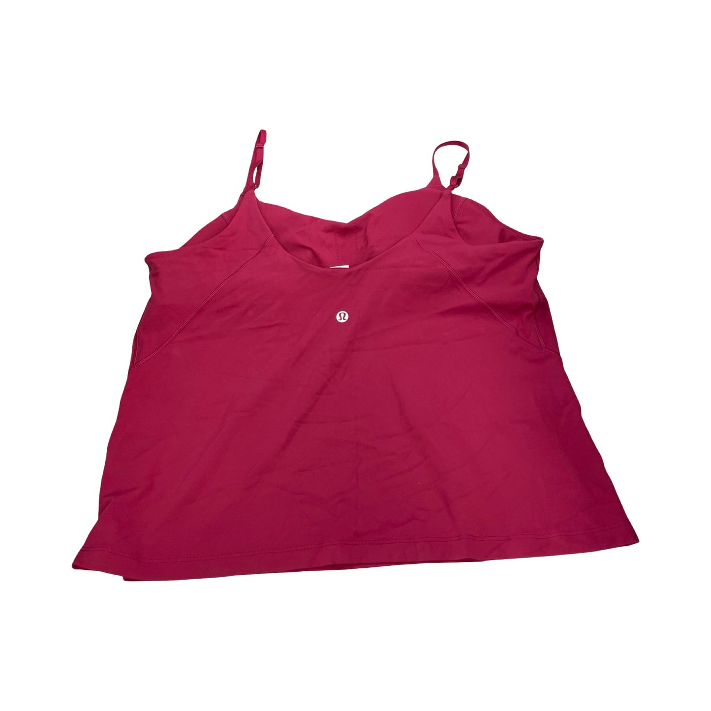 Athletic Tank Top By Lululemon In Pink, Size:14