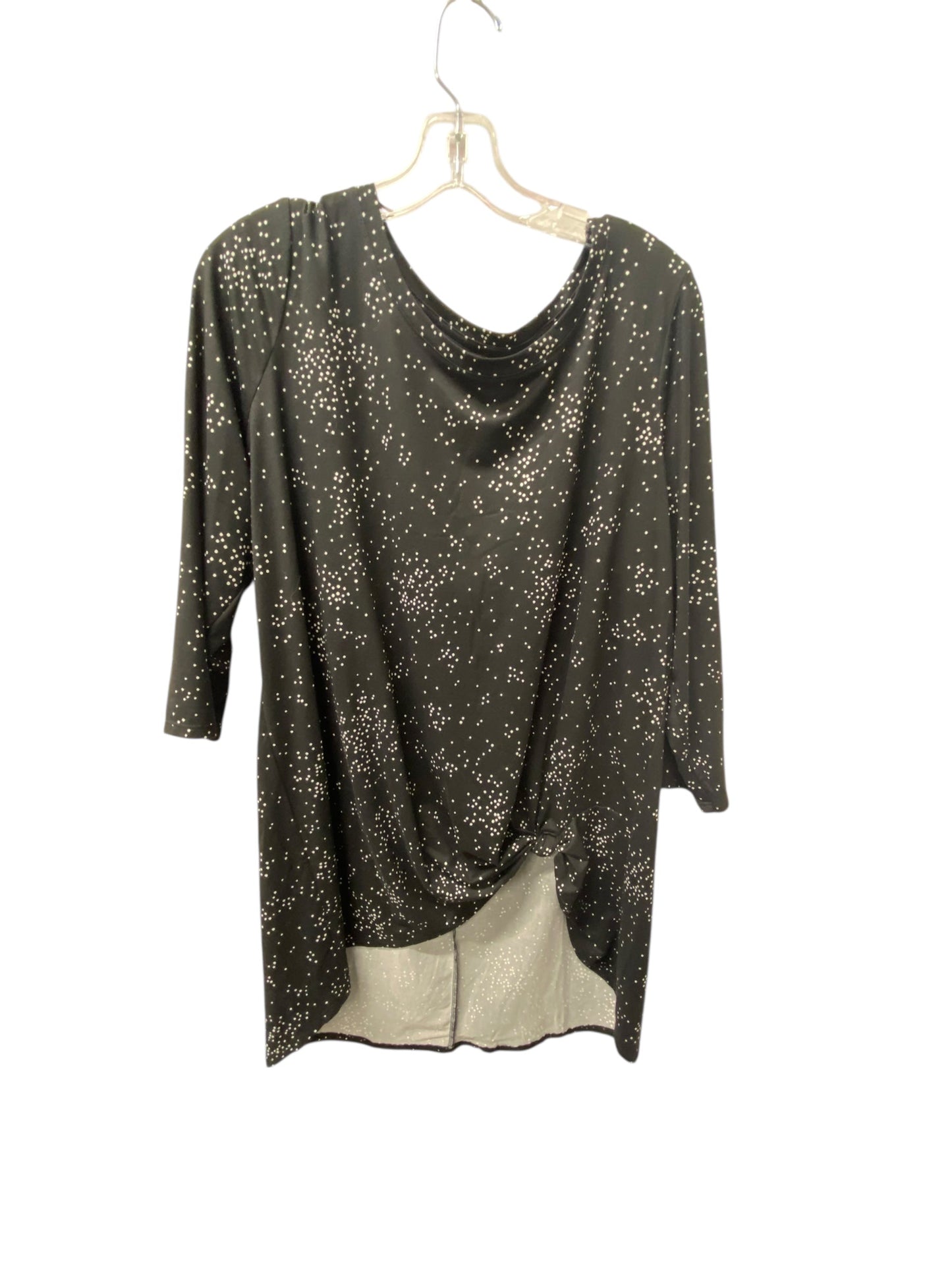 Top Ls By Lane Bryant In Black, Size:Xl