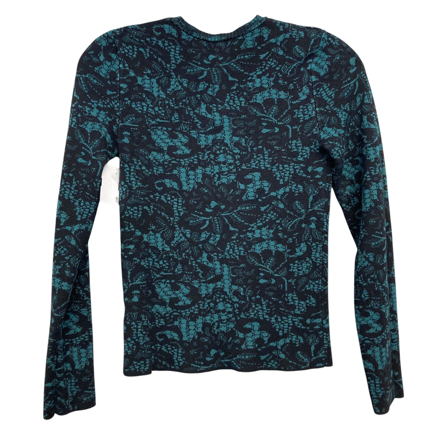 Sweater By Express In Black & Green, Size:S