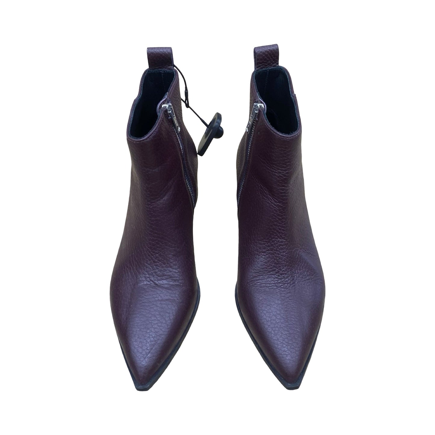 Boots Ankle Heels By Everlane In Purple, Size:7