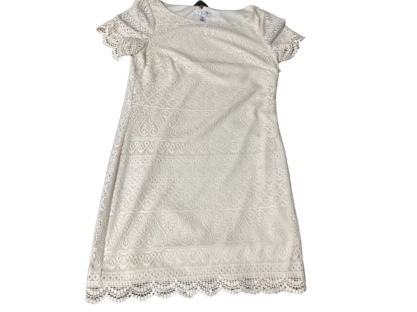 Dress Casual Short By London Style In Cream, Size: 4p