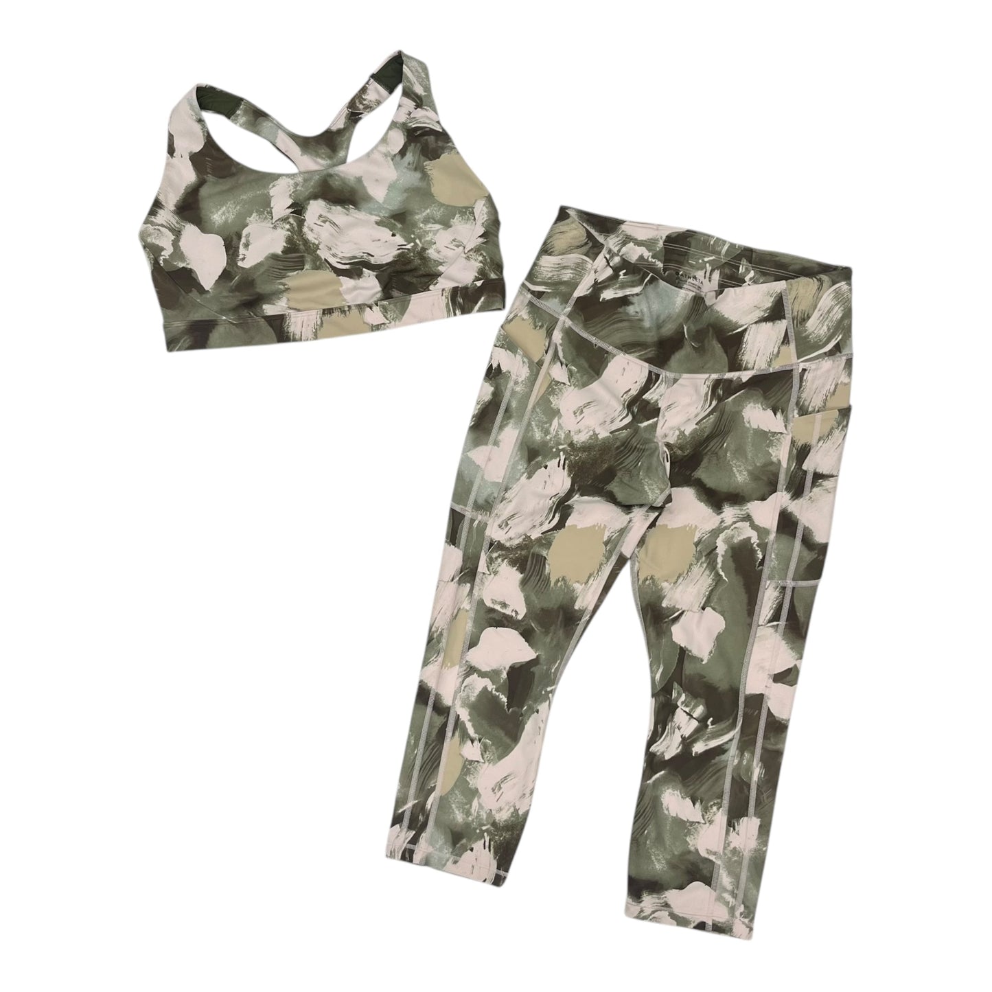 Athletic Pants 2Pc By Athleta In Green, Size:Xl