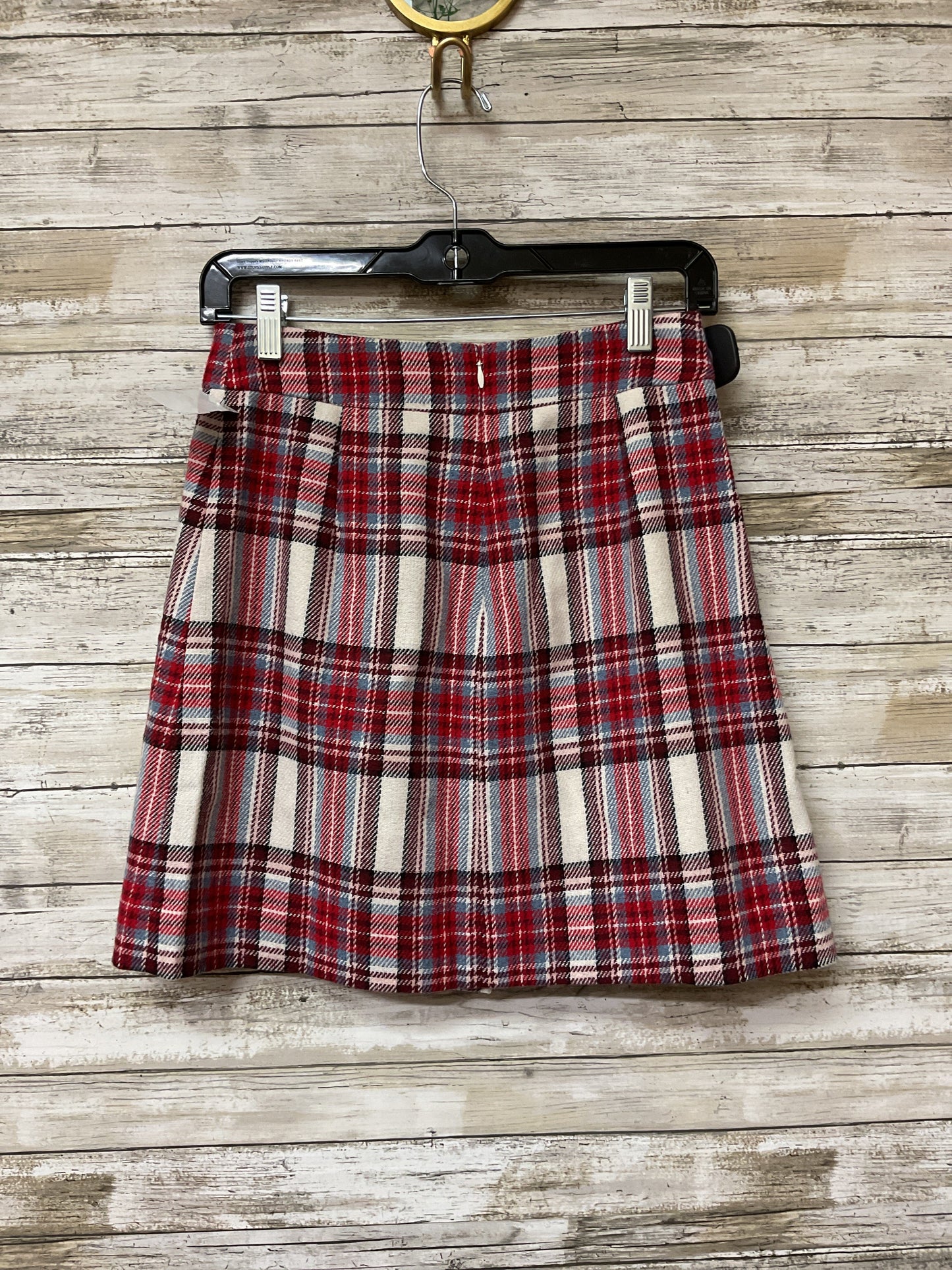 Skirt Mini & Short By J. Crew In Plaid Pattern, Size:0
