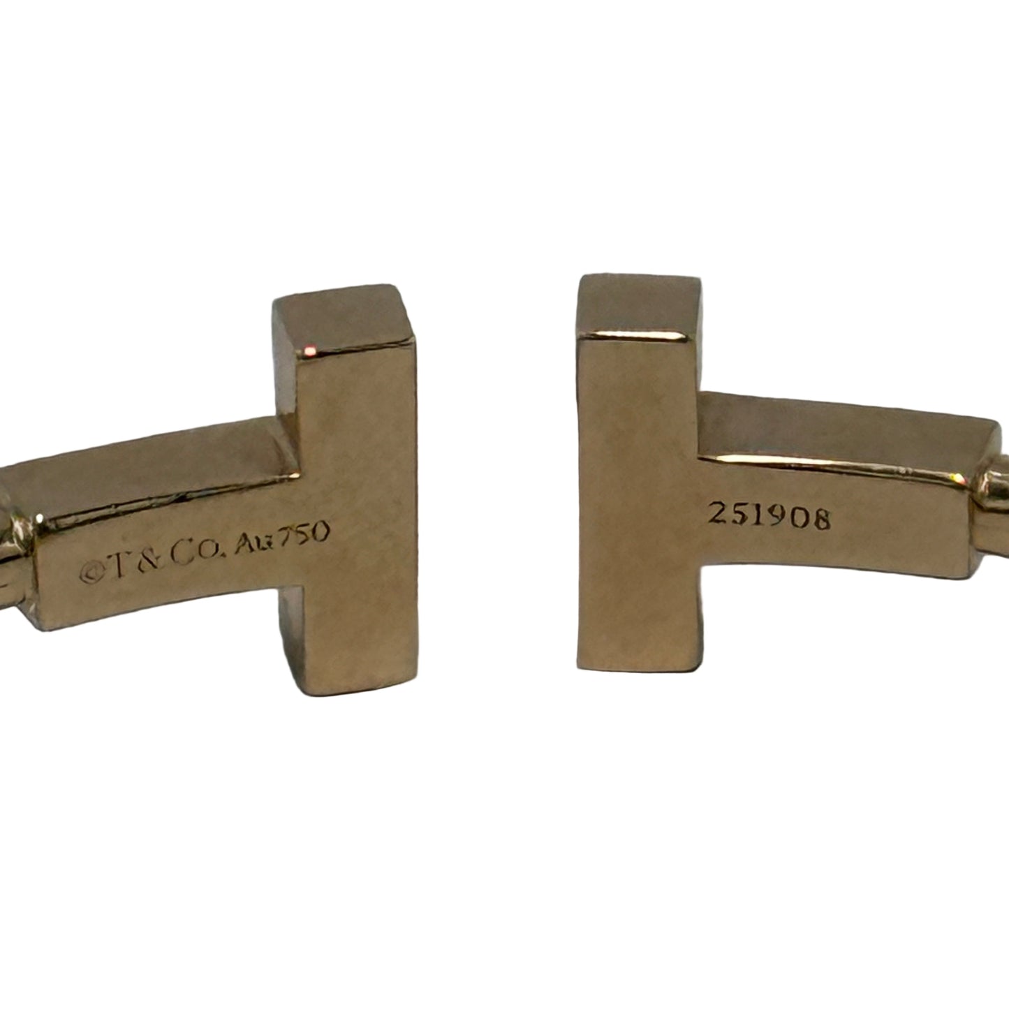 Tiffany And Company 18K Rose Gold T Wire Luxury Designer Bracelet