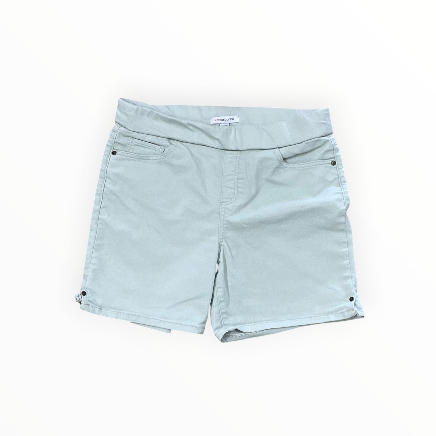 Shorts By Liz Claiborne In Green, Size:14