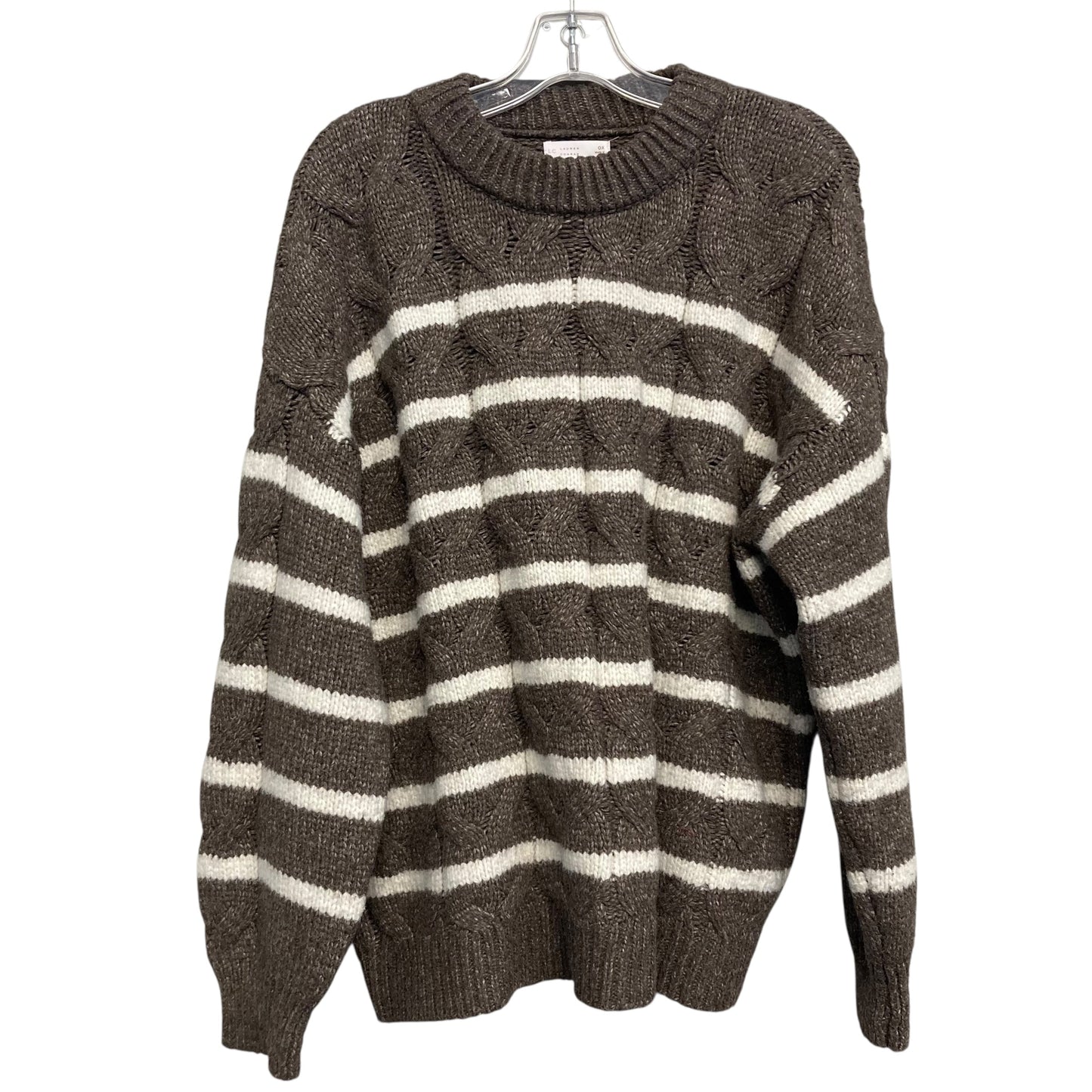Sweater By Lc Lauren Conrad In Striped Pattern, Size:Xl