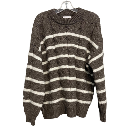 Sweater By Lc Lauren Conrad In Striped Pattern, Size:Xl