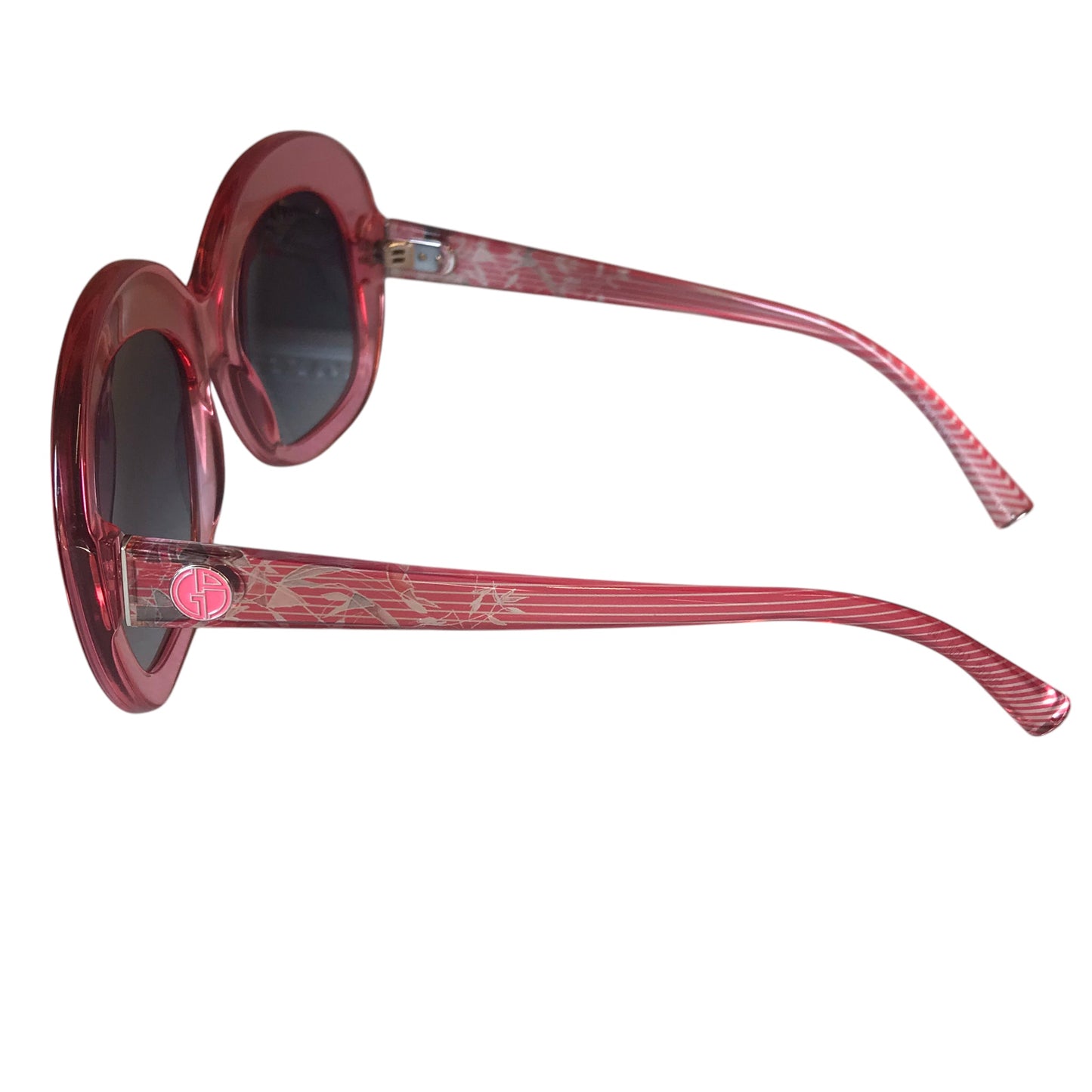 Sunglasses Designer By Armani In Pink