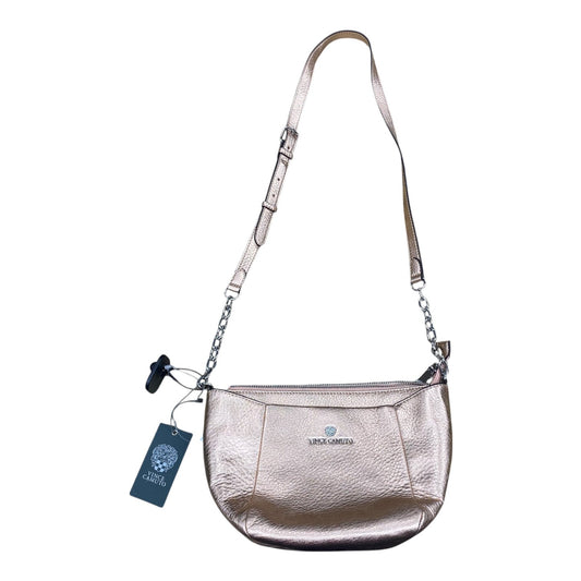 Handbag Leather By Vince Camuto In Rose Gold, Size:Small