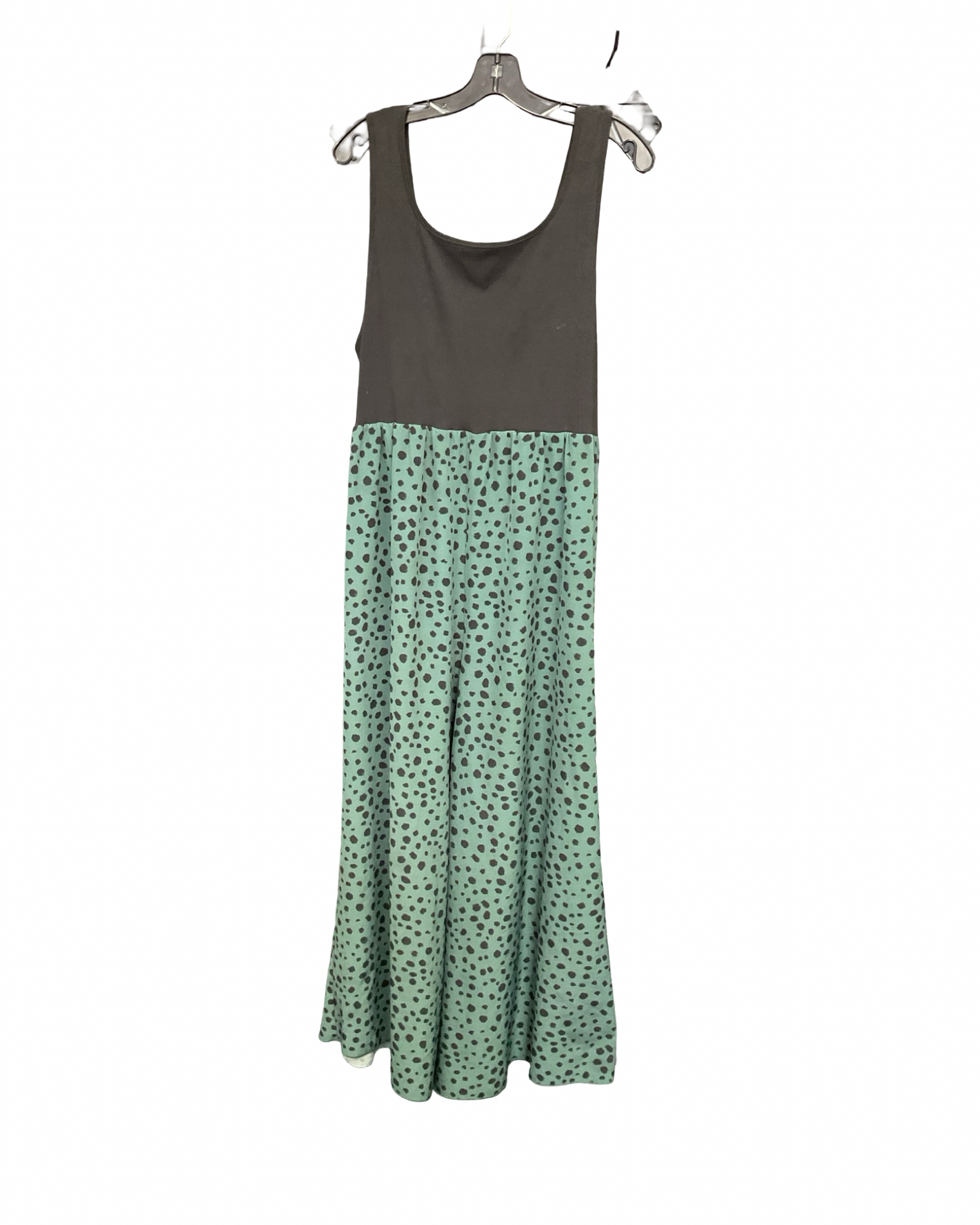 Jumpsuit By Shein In Black & Green, Size:3X