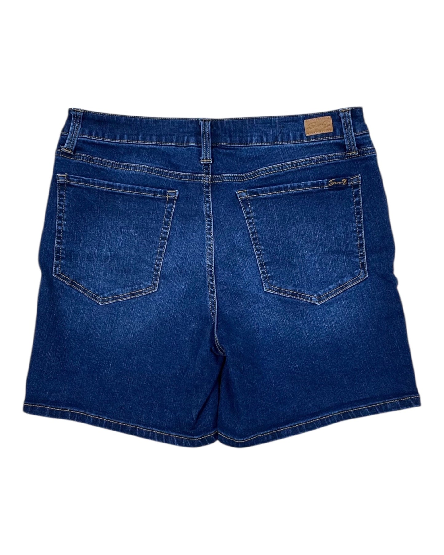 Shorts By Seven 7 In Blue Denim, Size:12