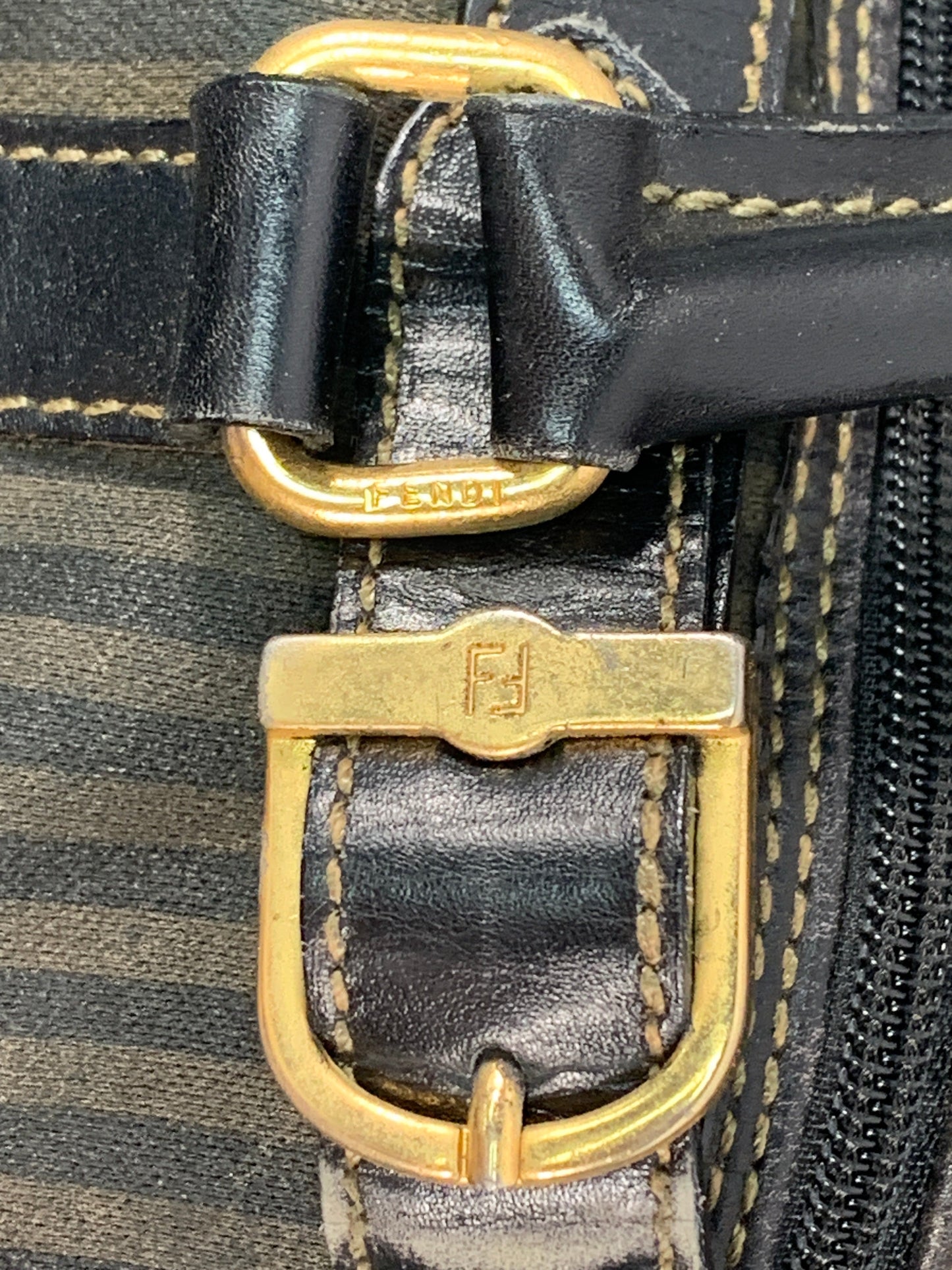 Duffle And Weekender Luxury Designer By Fendi, Size: Large