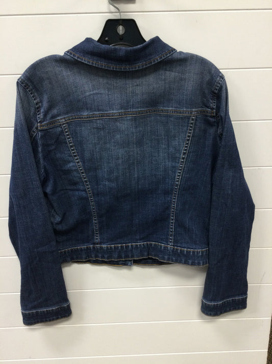 Jacket Denim By Elle In Blue Denim, Size:L