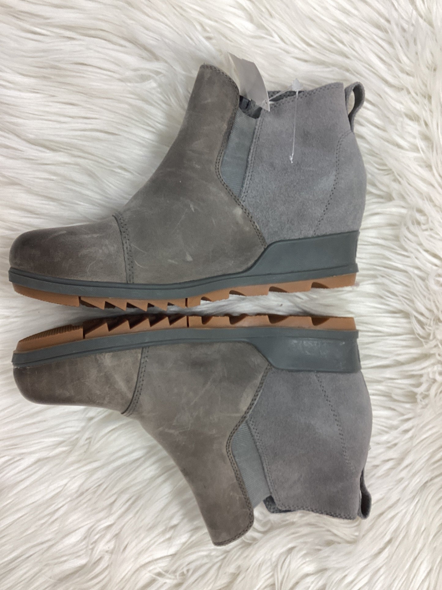 Boots Ankle Flats By Sorel In Grey, Size:9