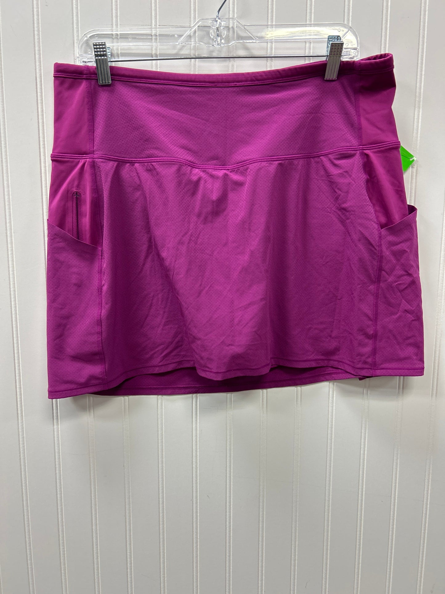 Athletic Skort By Athleta In Purple, Size:1X