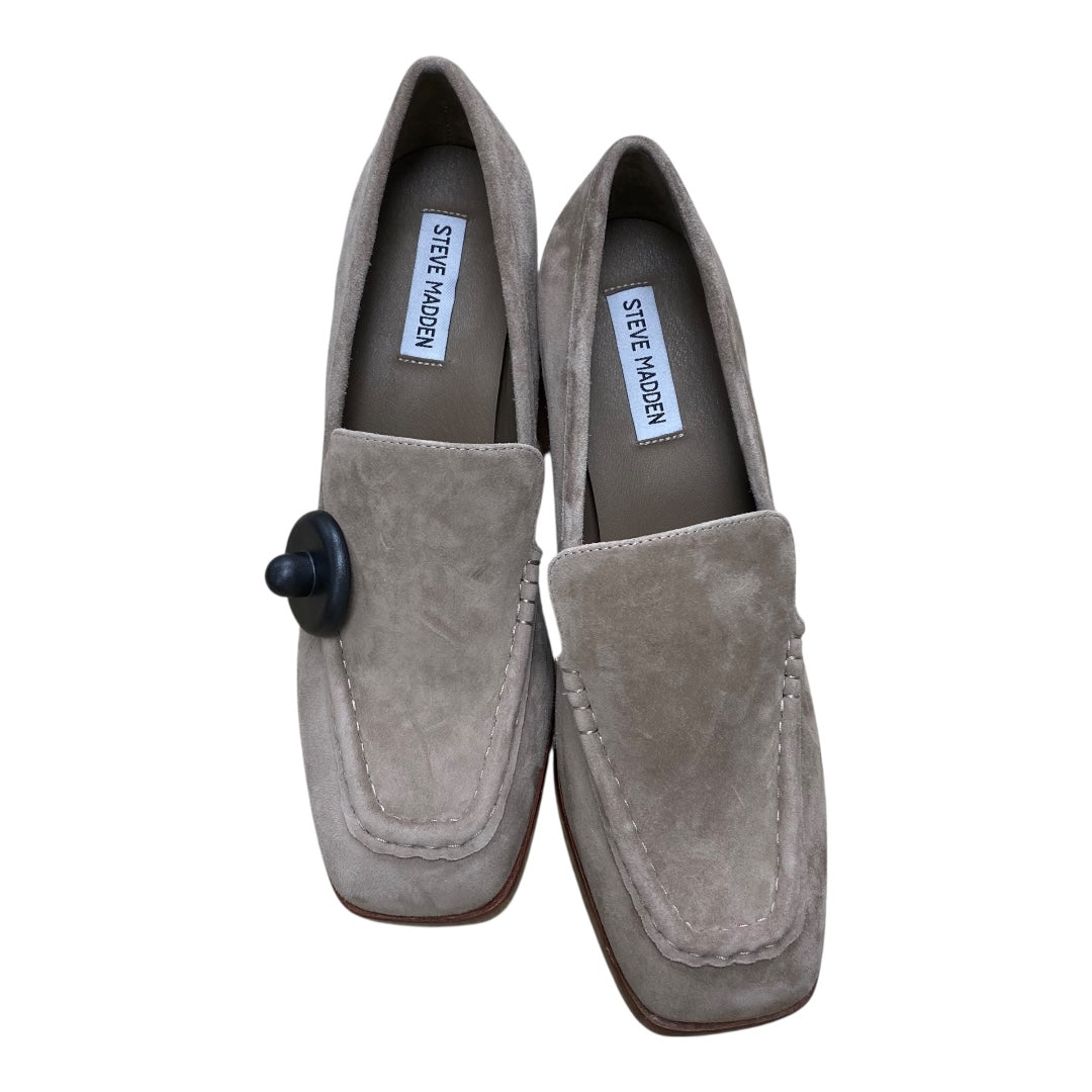 Shoes Heels Block By Steve Madden In Taupe, Size:10