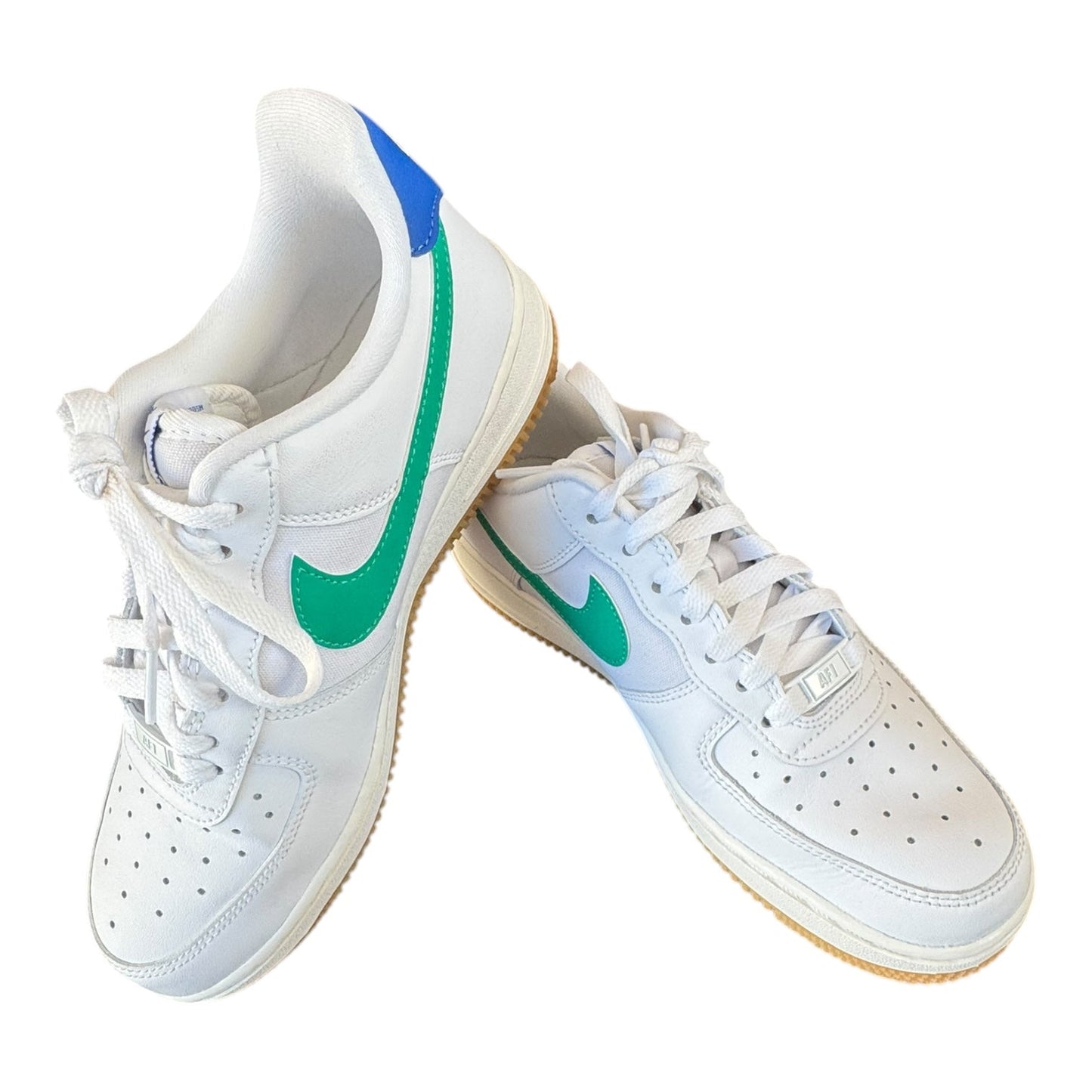 Shoes Athletic By Nike In Green & White, Size:8