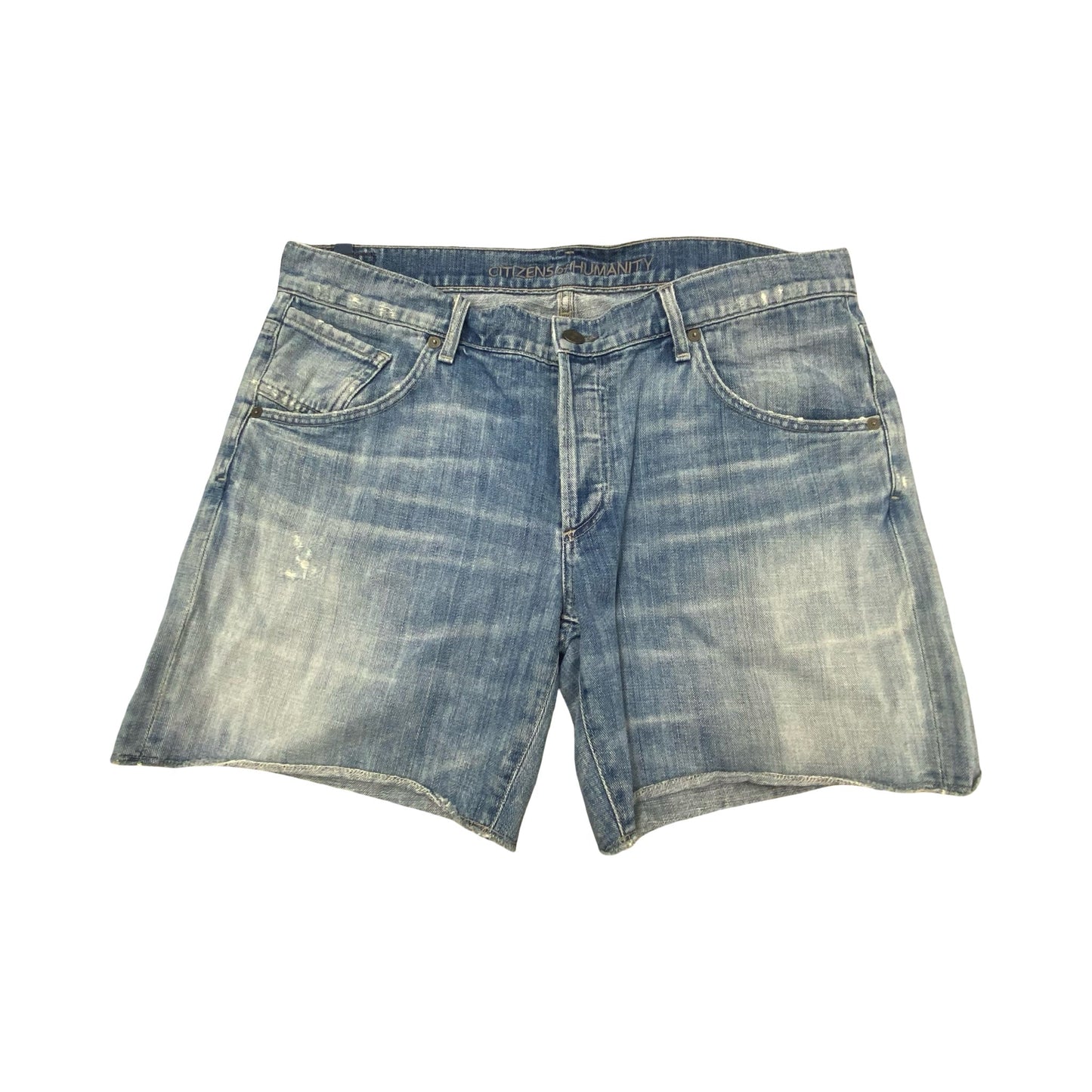 Shorts By Citizens Of Humanity In Blue Denim, Size:12