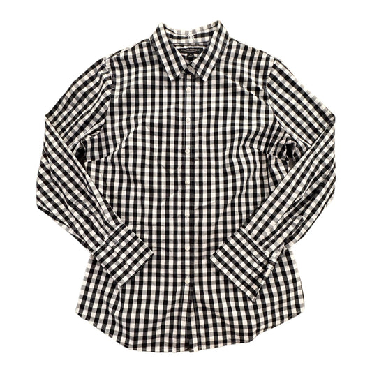 Top Ls By Banana Republic In Checkered Pattern, Size:8