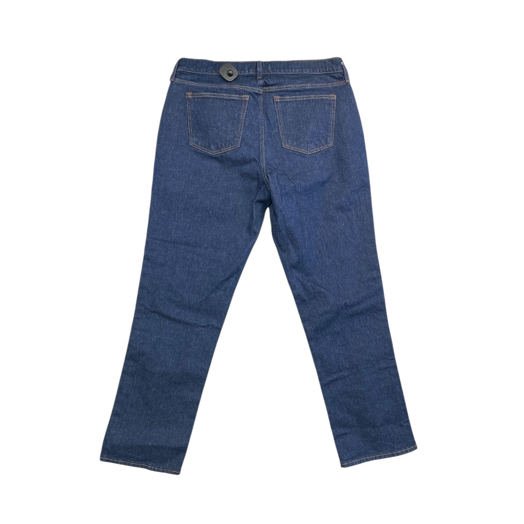 Jeans Straight By Abercrombie And Fitch In Blue Denim, Size:14